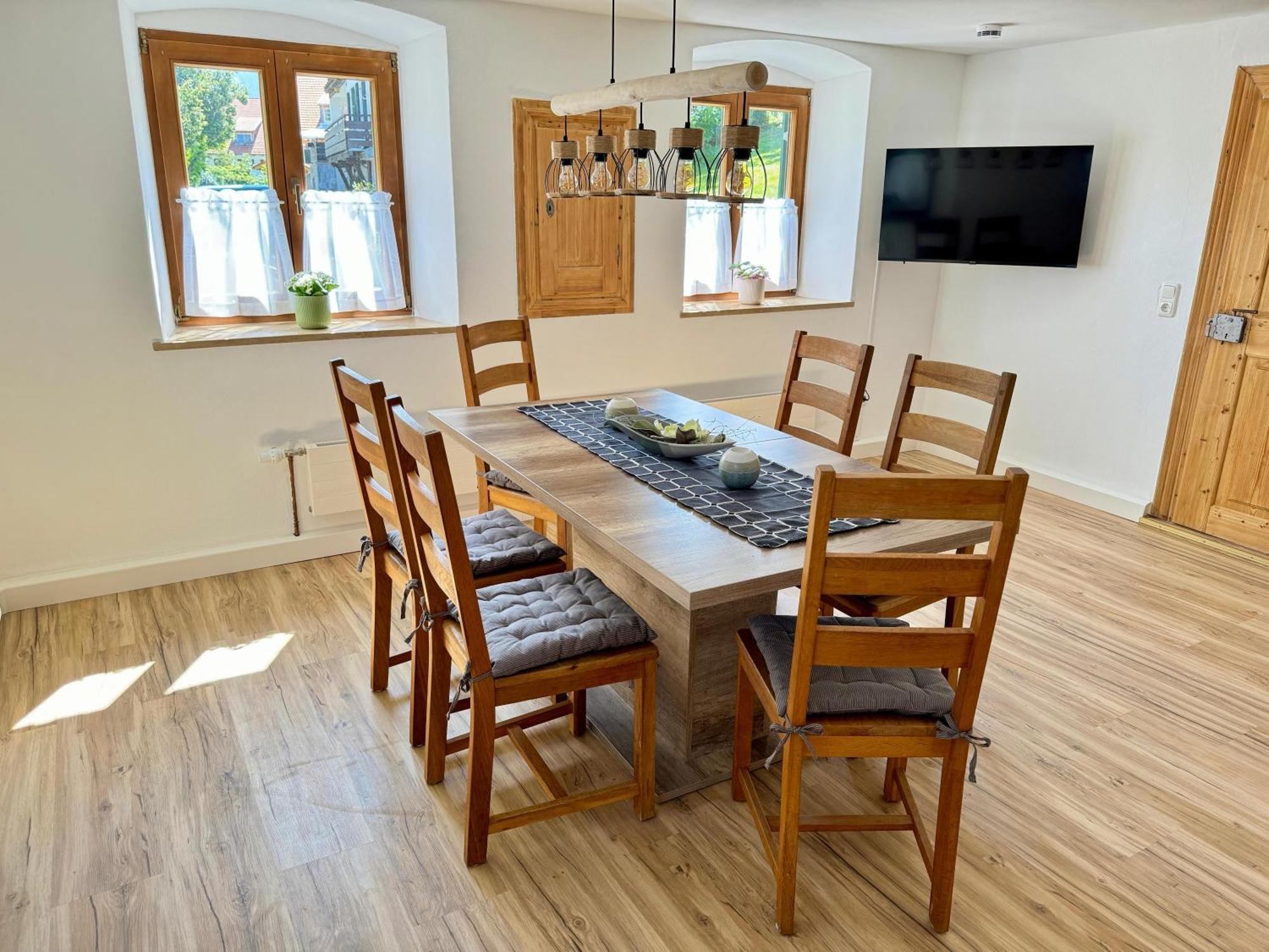 Ferienwohnung Alpenhirsch ชวานเกา ภายนอก รูปภาพ